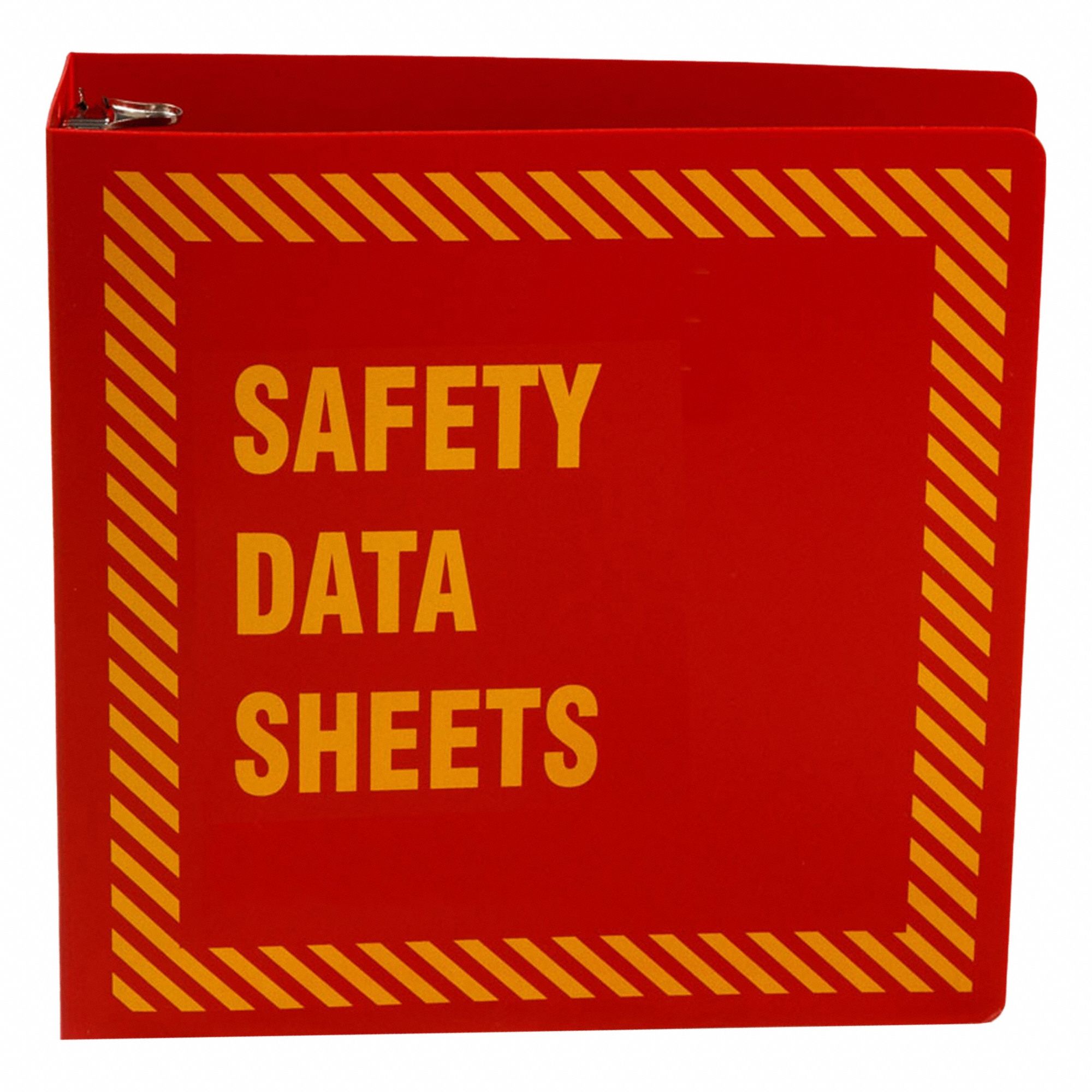 Binder: Material Safety Data Sheets, 2 1/2 in Binder Ring Size, 11 in Overall Ht, 3 in Overall Dp