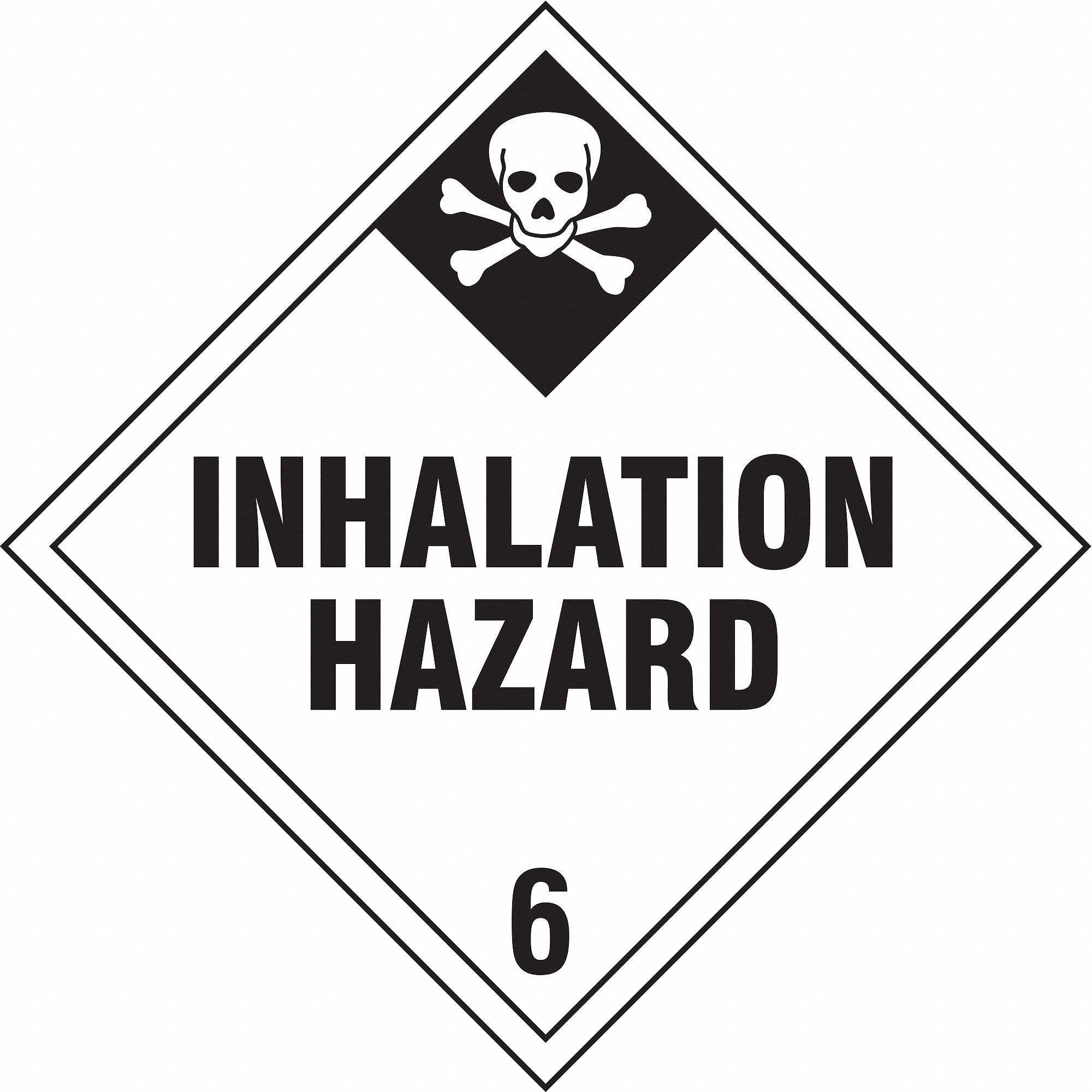 DOT CONTAINER PLACARD, 10-3/4