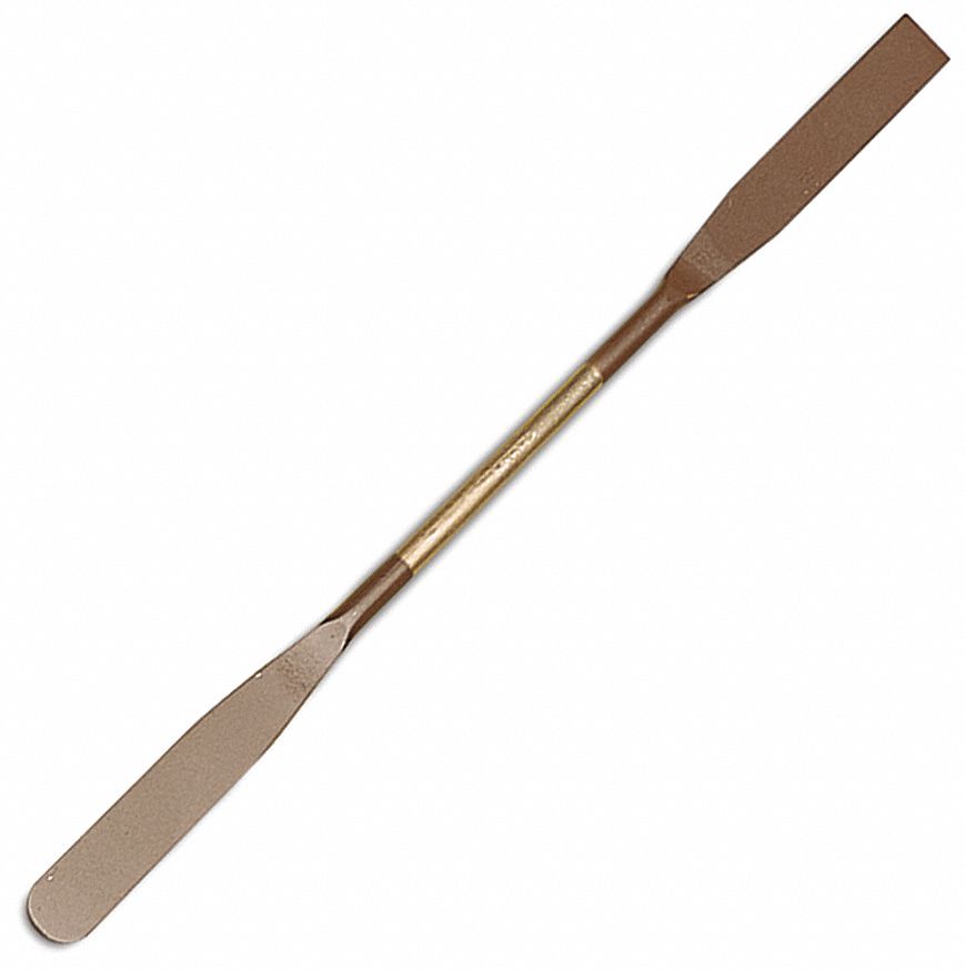 Micro Spatula: Spatula, Non-Sterile, Stainless Steel, 7 1/4 in Overall Lg, 1/8 in Overall Wd, FEP