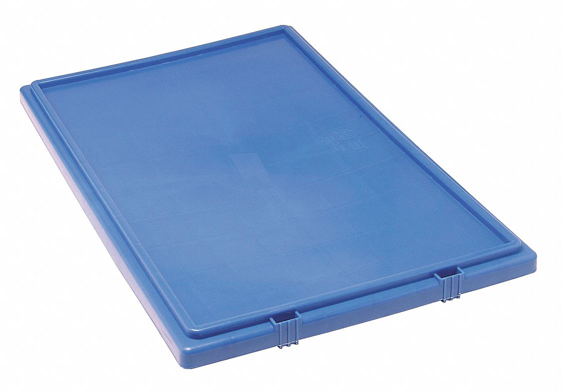 TOTE BOX LID, 26⅝ IN X 18¼ IN, BLUE