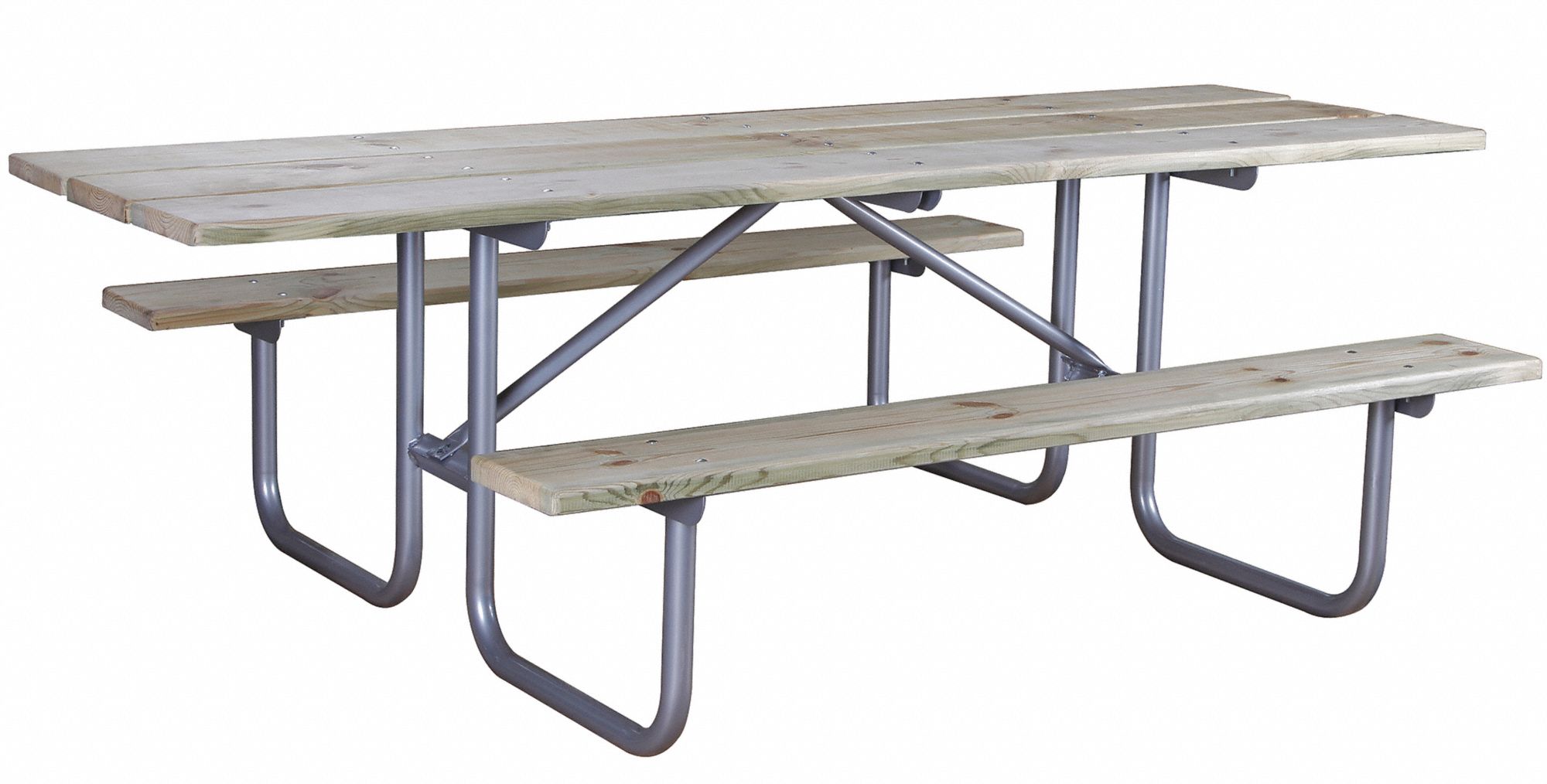 Rectangle, L3 Treated Wood, ADA Picnic Table 9MAL09MAL0 Grainger