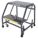 STEP STOOL, 1.6 FT OVERALL H, 450 LB LOAD CAPACITY, 2 STEPS, STEEL, 2.4 FT STANDING H