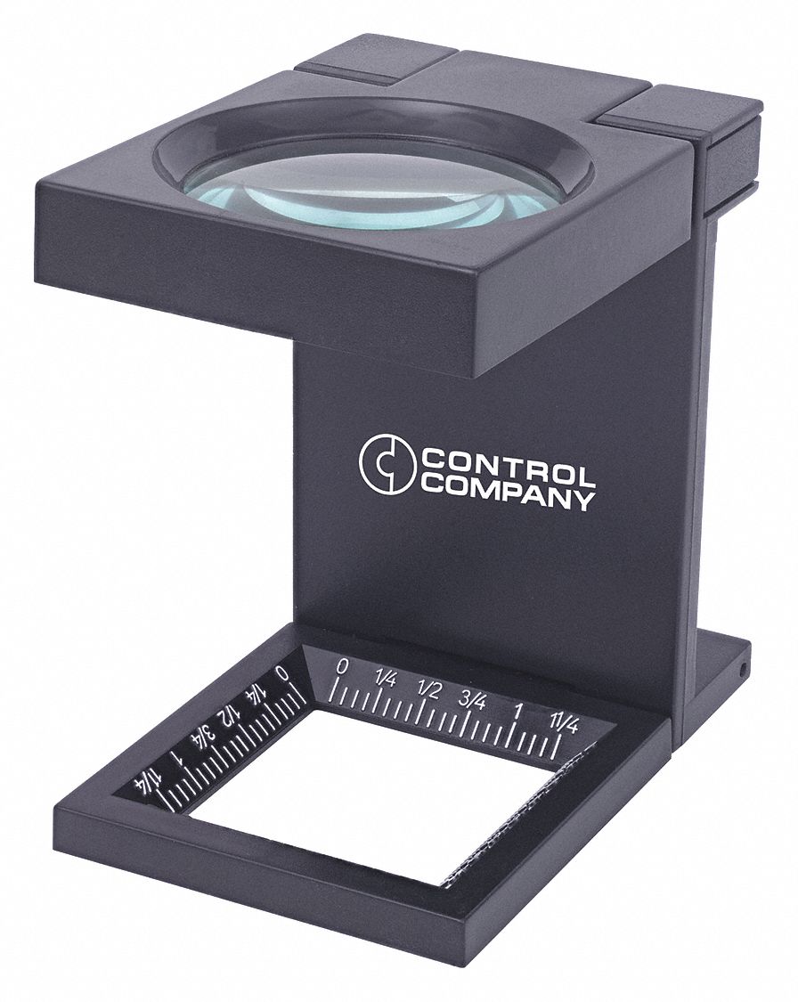 CONTROL COMPANY FoldUp Magnifier, Power 3.5X, Lens Diameter 2 in