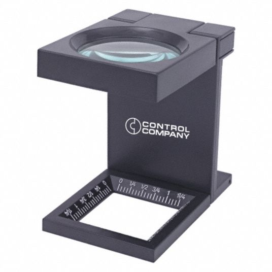 CONTROL COMPANY, 3.5X Power, 2 in Lens Dia, FoldUp Magnifier 9MC89