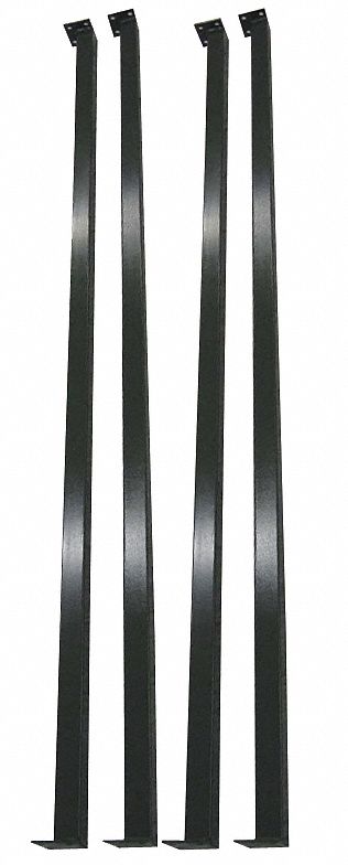 Stairway Legs: 105 in Overall Ht, 4 Legs