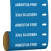 Asbestos Free Adhesive Pipe Markers on a Roll