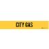 City Gas Adhesive Pipe Markers