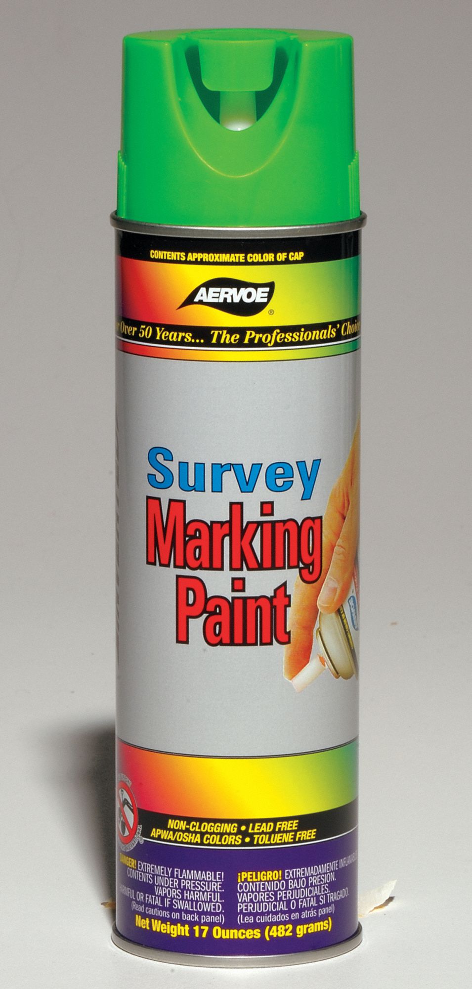 MARKING PAINT CONST. SURVEY GREEN