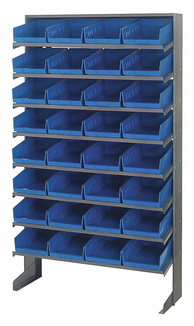 QUANTUM STORAGE SYSTEMS, 36 in x 12 in x 60 in, 1 Sided, Pick Rack ...