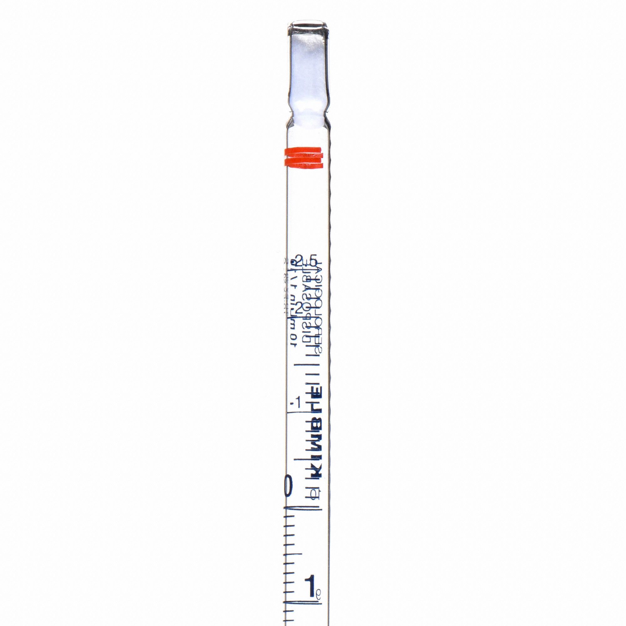 KIMBLE Disposable Serological Pipette 10 mL Capacity, Glass, B, 500 PK