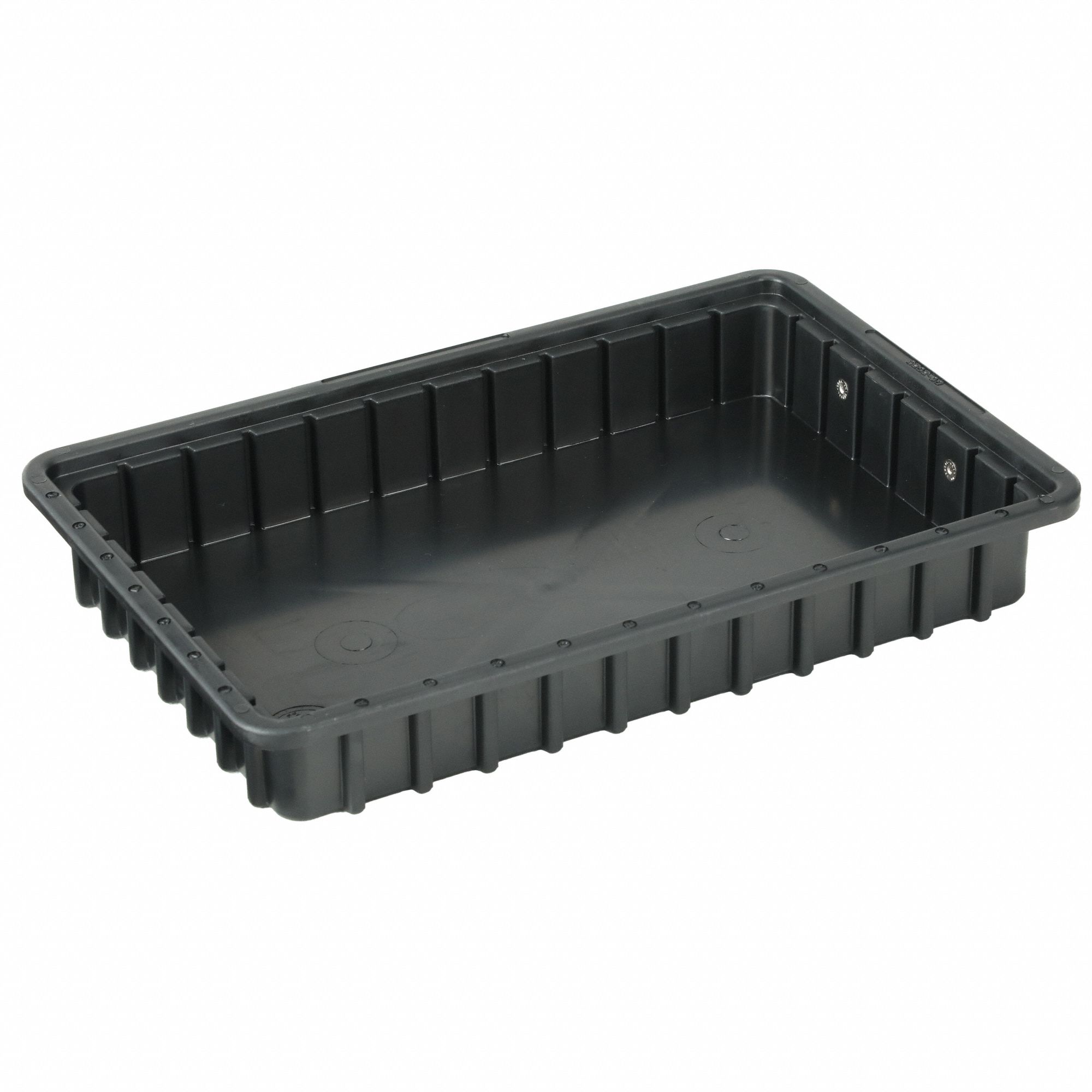 Divider Box: 0.2 cu ft, 16 1/2 in x 10 7/8 in x 2 1/2 in, Lid Not Included, Plastic