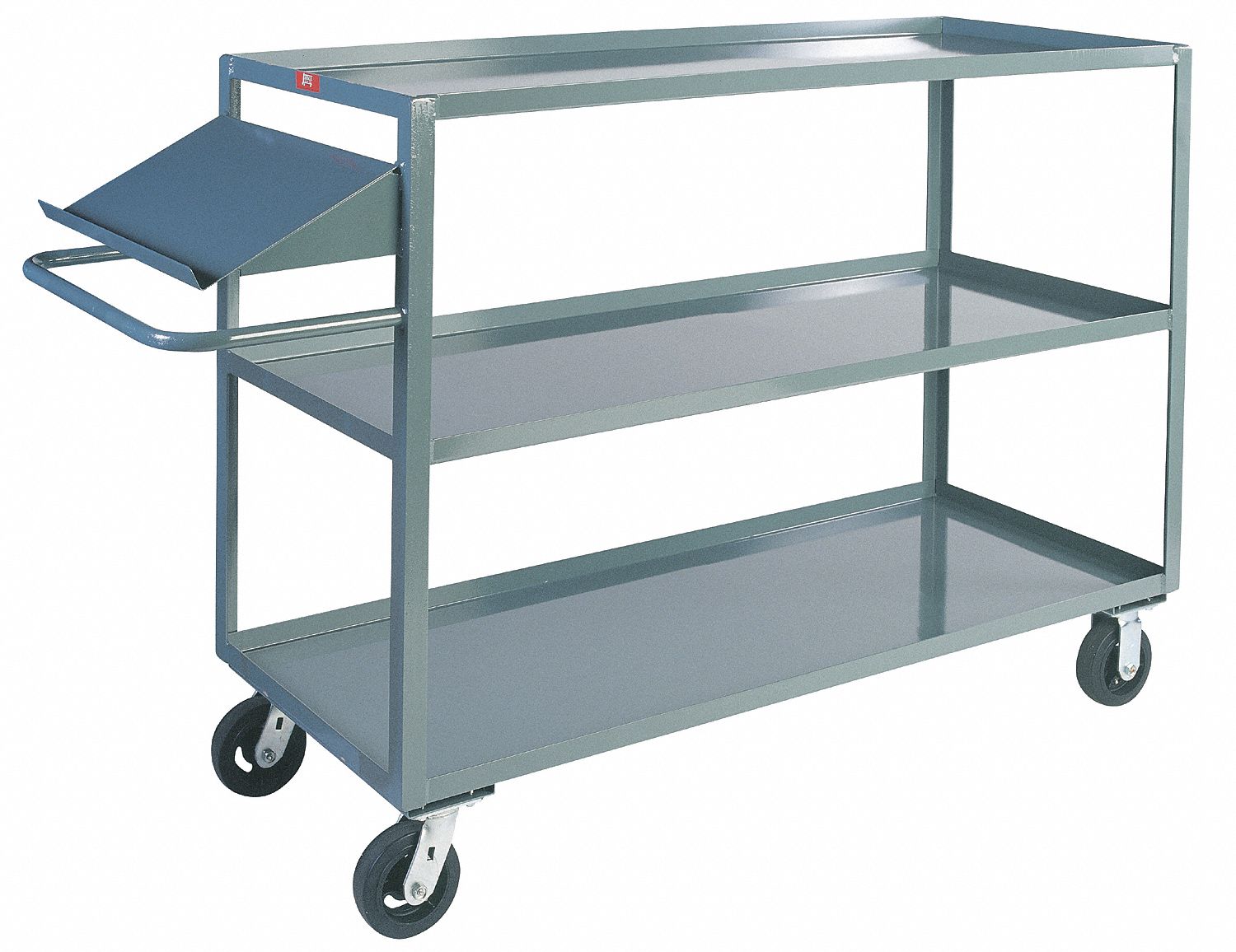 Order Picking Stock Cart, Load Capacity 3000 lb, Number of Shelves 3