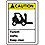 Caution Sign,14 x 10In,YEL and BK/WHT,AL