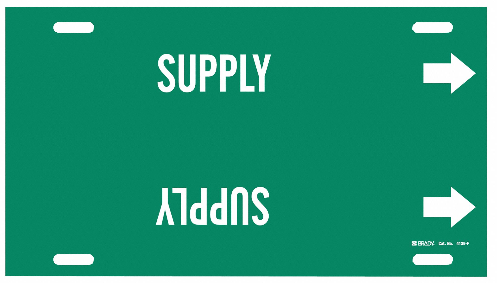 Supply, Green, Pipe Marker 9NM574139F Grainger