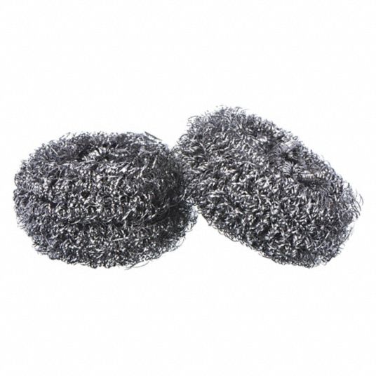 SP SCIENCEWARE, 2 3/8 in Lg, 4 in Wd, Stainless Steel Sponge - 9NMD0 ...