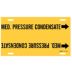 Med. Pressure Condensate Strap-On Pipe Markers