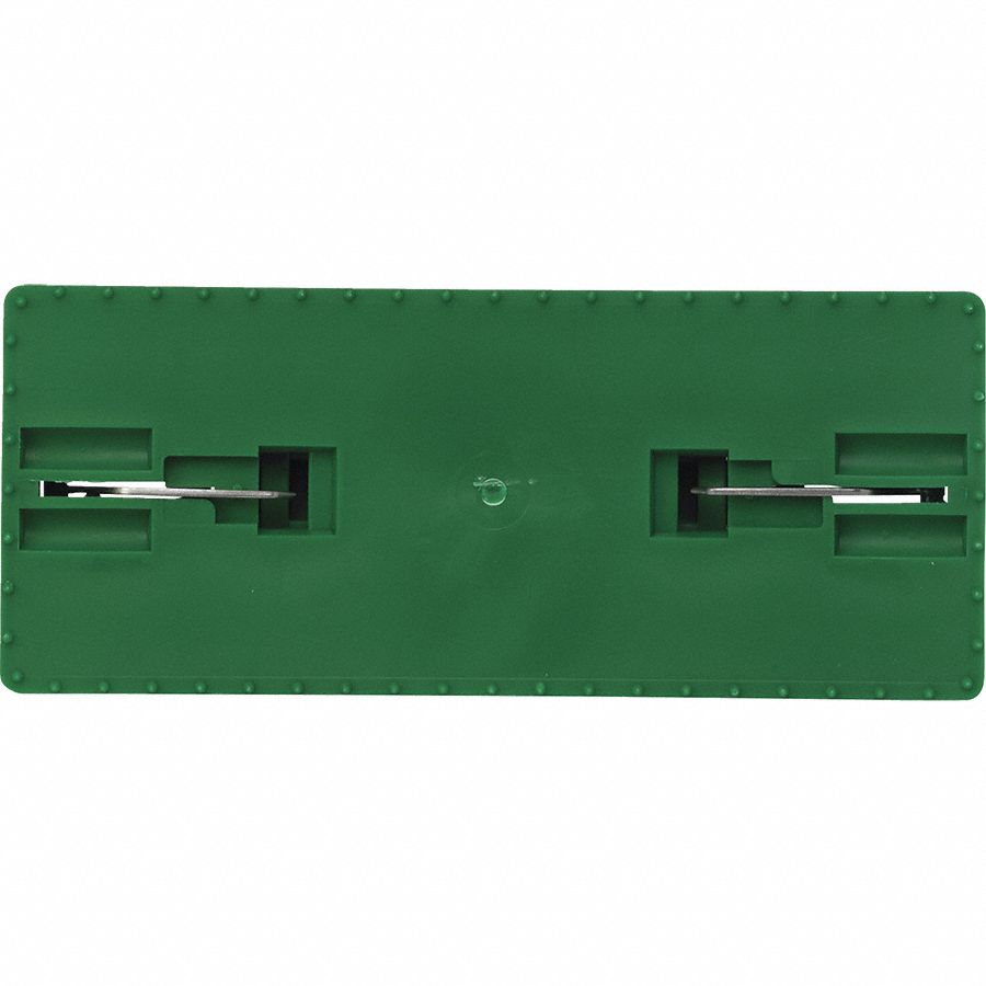 VIKAN Pad Holder Green, 9 in Lg, 3 3/4 in Wd 9NNM255002 Grainger