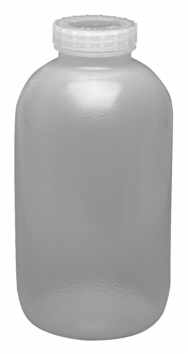 Wide-Mouth Mason Jar 1 gal Plastic PK2