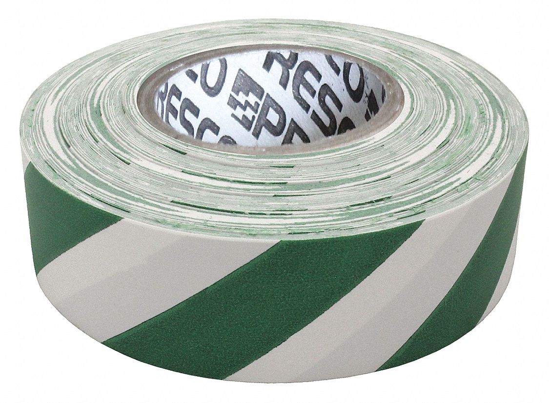 FLAGGING TAPE,VINYL,1 3/16 IN ROLL W