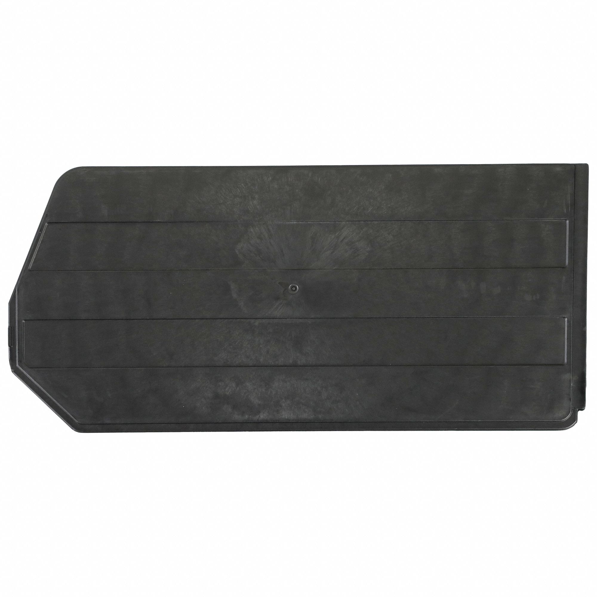 BIN DIVIDER, 13¾ IN X 6½ IN, BLACK, 6 PK
