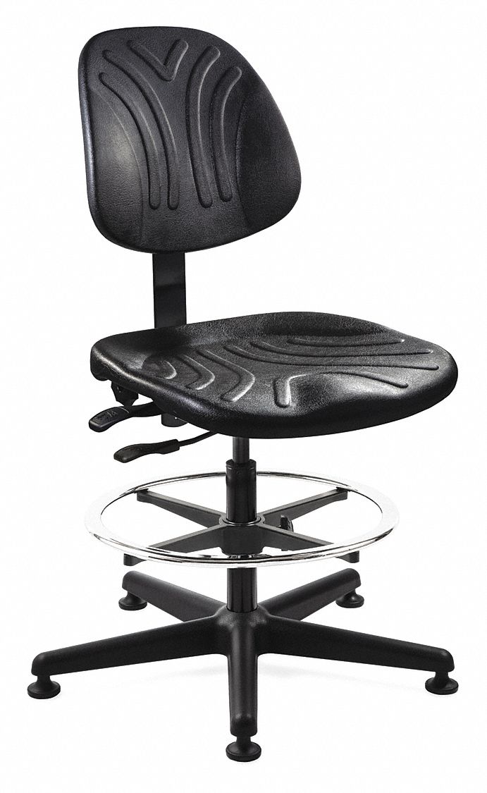 BEVCO, Everlast, Black, Drafting Chair - 48KR81|7301D - Grainger