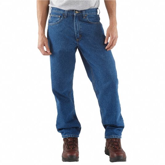 CARHARTT, Men's, Jeans, Relaxed Fit - 8TTY1|B17-DST 30 30 Grainger