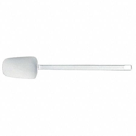 Rubbermaid Spoon-Shaped Spatula, 16 1/2 in, White