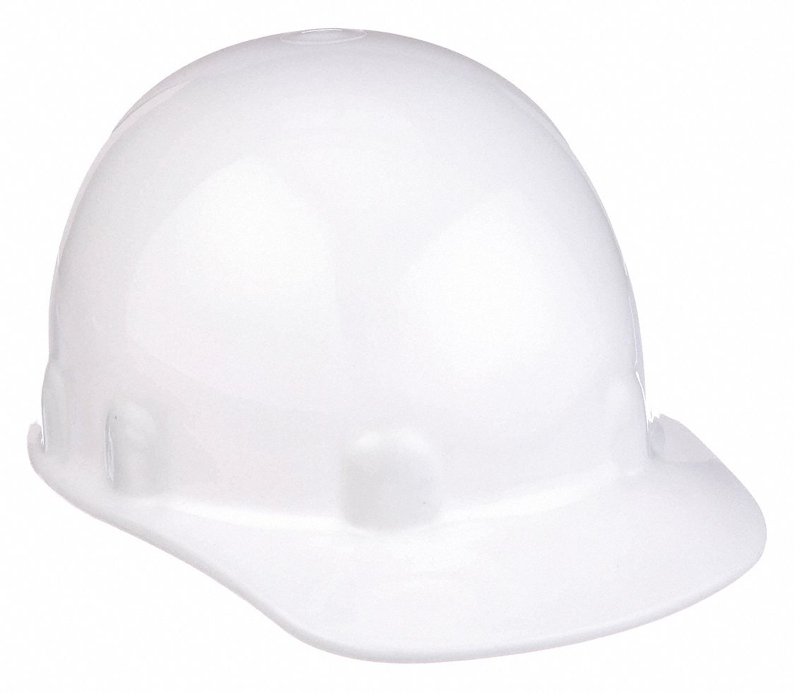 CASQUE DE SÉCURITÉ, CSA, TYPE 1, CLASSE E, THERMOPLASTIQUE, SSWINGSTRAP 8 PTS, REBORD, BLANC