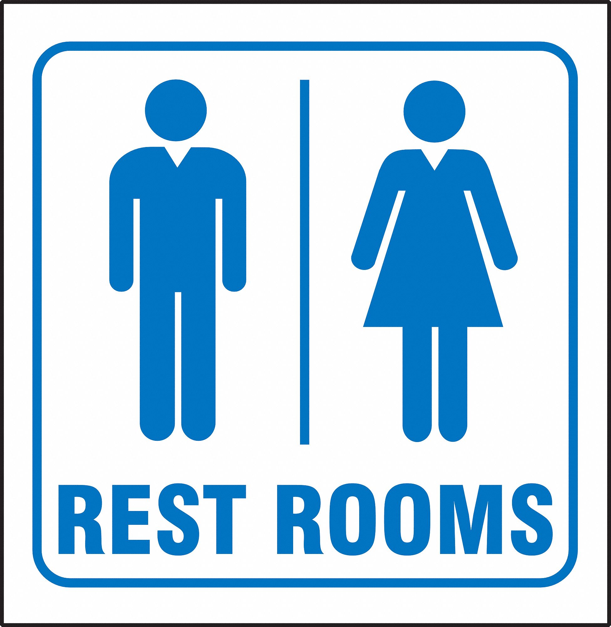 3D PROJ SIGN RESTROOMS