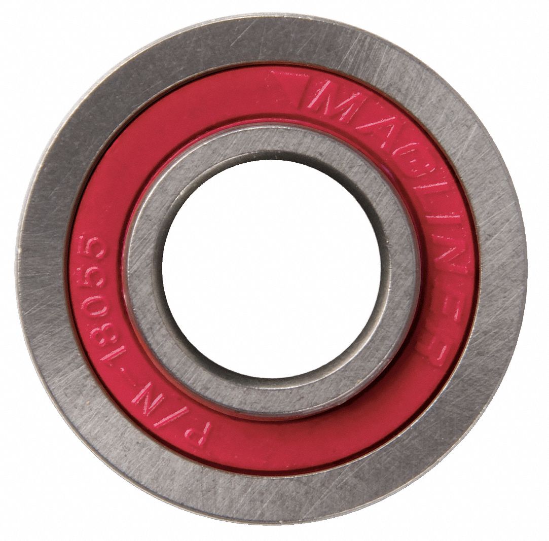 HAND TRUCK SEALED BALL BEARING, 1½ IN OVERALL H, 1½ IN X 1½ IN X ½ IN, STEEL