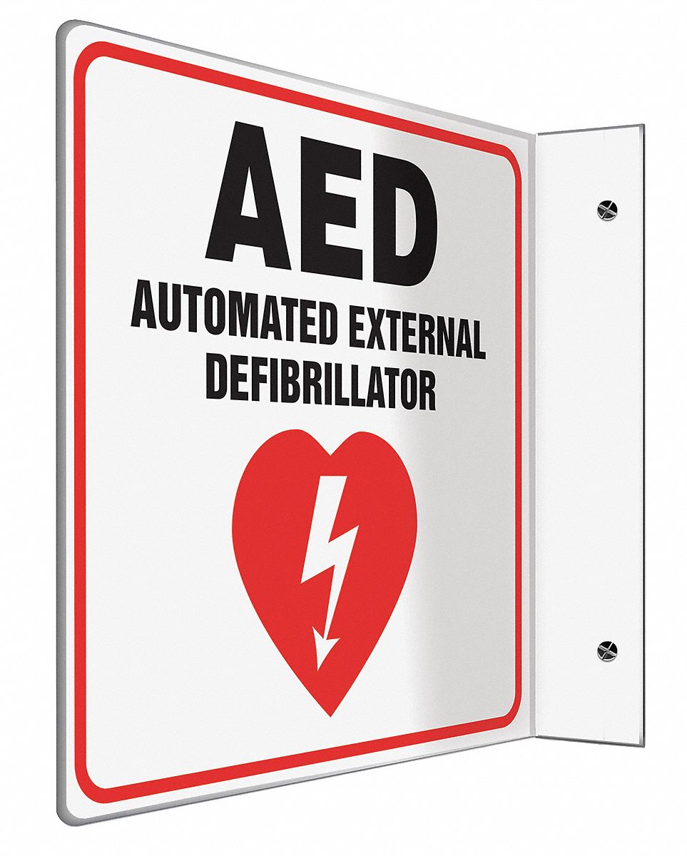 L-SHAPE PROJECTION SIGN, MOUNTING HOLES, NOT RETROREFLECTIVE, 0.1 IN THICK
