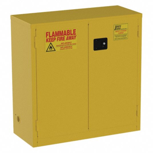 JAMCO Flammables Safety Cabinet: Std, 30 gal, 43 in x 18 in x 44 in ...