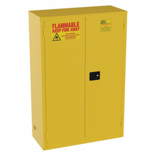 FLAMMABLE SAFETY CABINET - 45 GALLON - Shelf Master