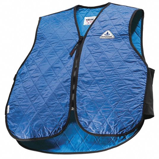 Techniche Cooling Vest 5 To 10 Hr Cooling Time Blue Xl 8z476 6529 Bluexl Grainger