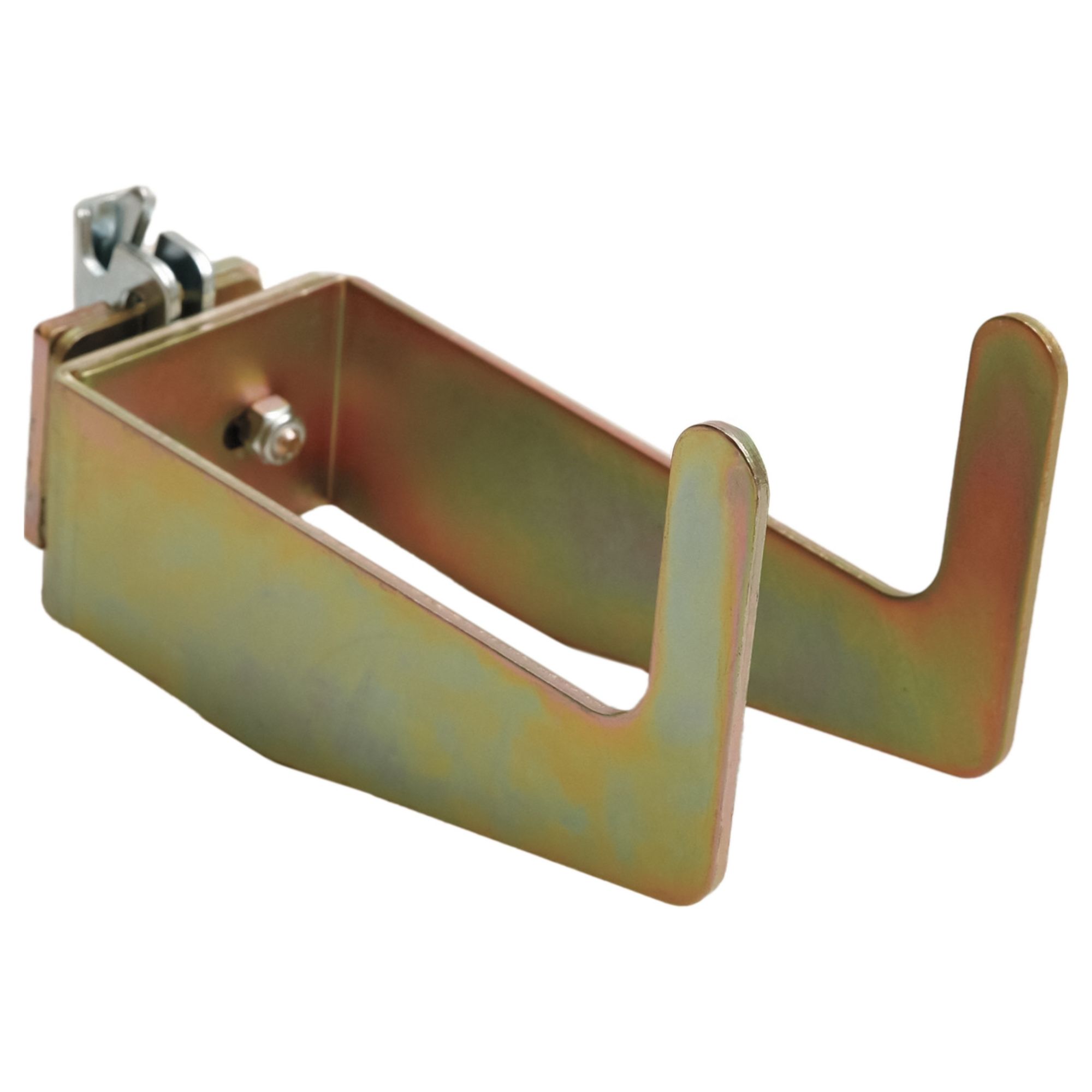 E-Track Long-Handled Tool Hook: 8 in Lg, Steel, Hook, 4 1/2 in Overall Ht