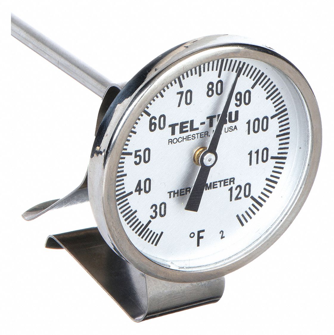 Dial Pocket Thermometer, 25 to 125 F