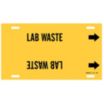 Lab Waste Strap-On Pipe Markers