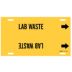 Lab Waste Strap-On Pipe Markers
