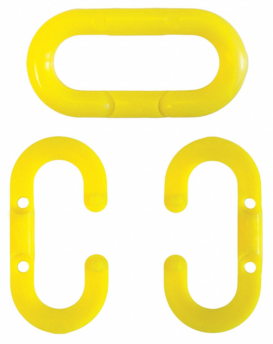 MASTER LINK 1.5 INCH YELLOW 10 PACK