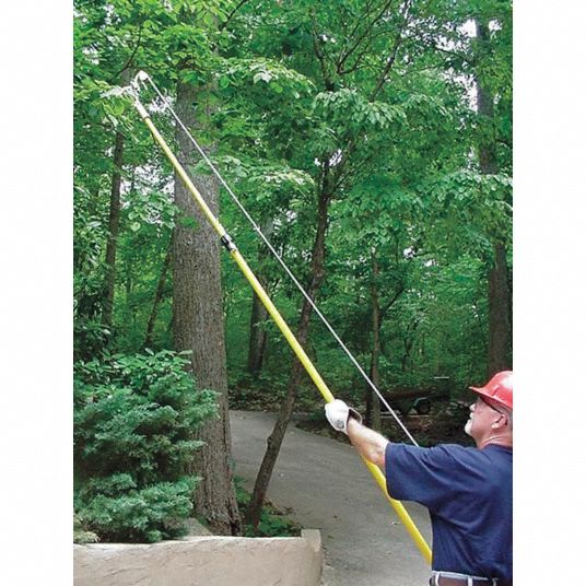 JAMESON Telescoping Fiberglass Pole, 7Ft14Ft 9R636TP14F Grainger