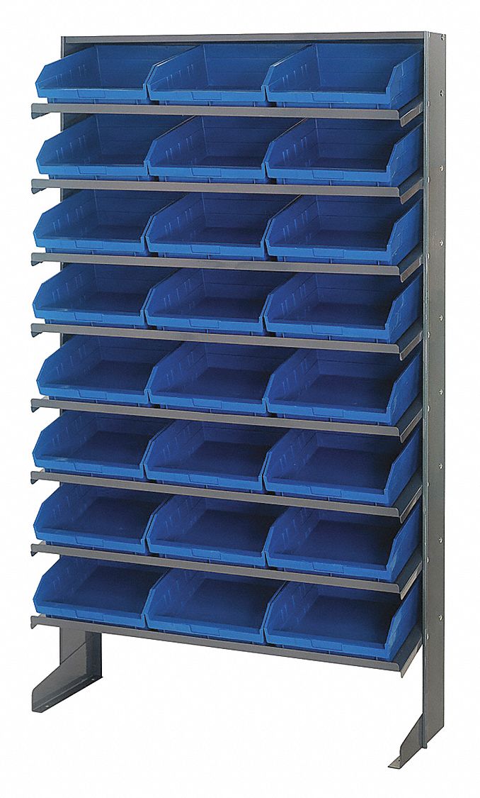 QUANTUM STORAGE SYSTEMS, 36 in x 12 in x 60 in, 1 Sided, Pick Rack ...