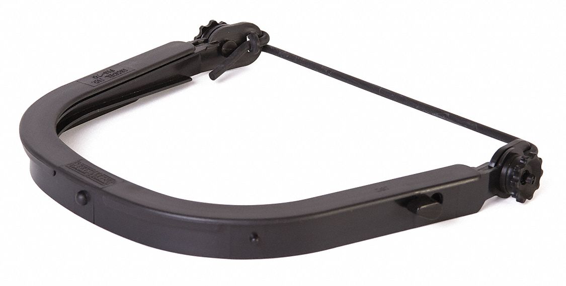 Faceshield Bracket Fibre-Metal Black