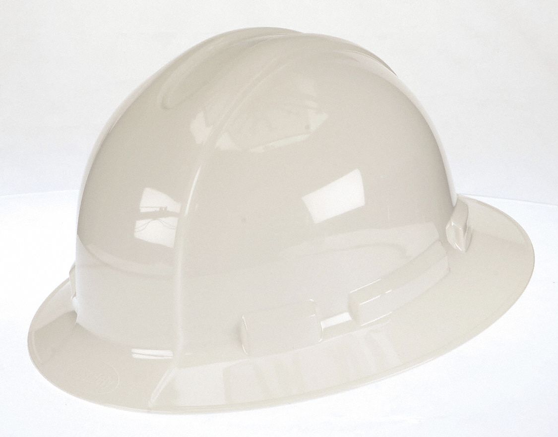 Full Brim, Hard Hat, Type 1, Class E ANSI Classification, Pinlock (4 ...