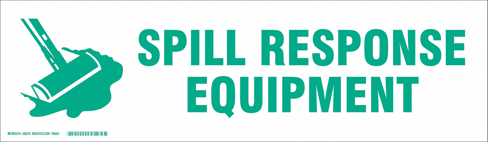 Label, 7 in x 24 in, Polyester