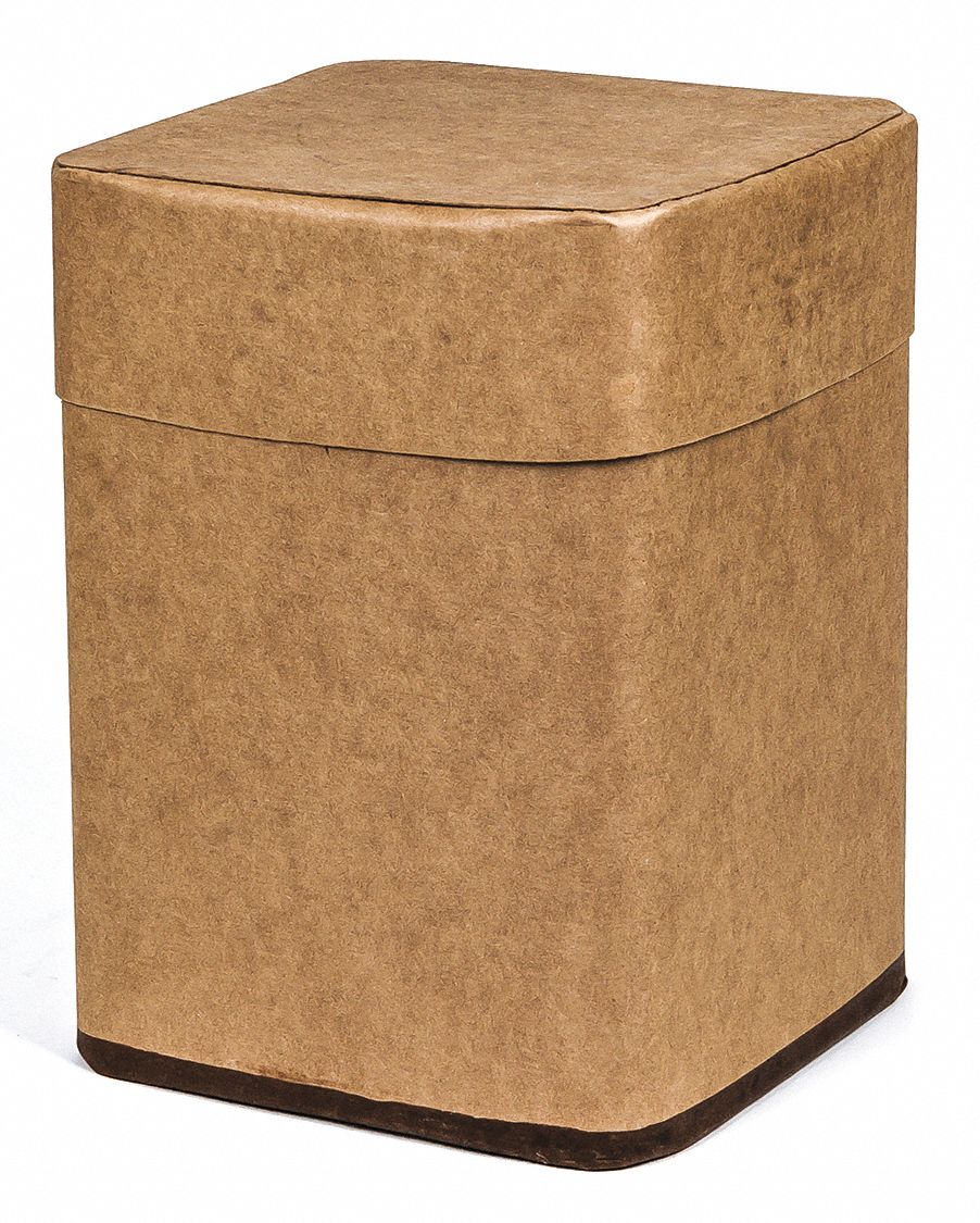 TRANSPORT DRUM, FIBER, 10 GALON, SLIDE-ON LID, BROWN/BROWN, 1G/Y70/S