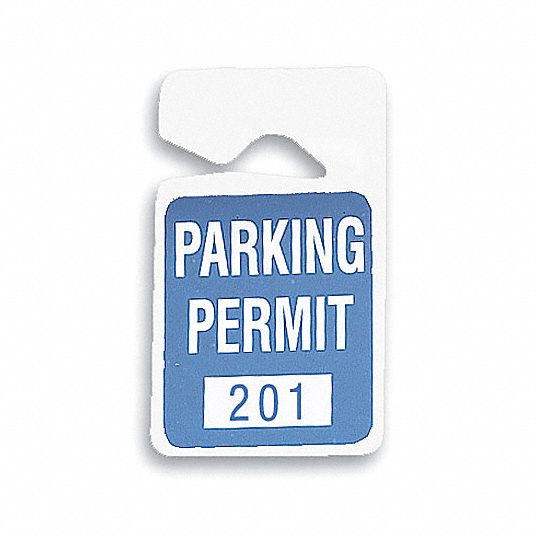 ELECTROMARK, Rear View Mirror Tag, Parking Permit, Tag 9RTE729519201