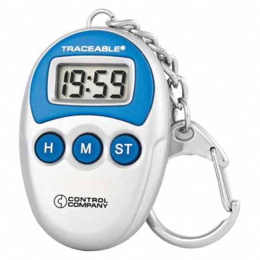 Timer Key-Chain, LCD - Grainger