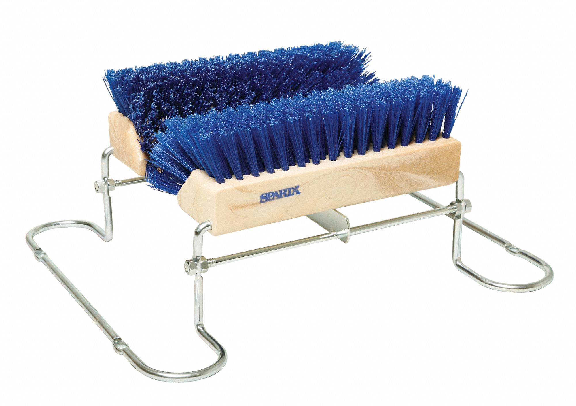 APPROVED VENDOR DELUXE BOOT BRUSH WITH SCRAPER POLYPROPYLENE BLUE 15 X 14 X 7 IN STEEL FRAME Footwear Cleaning Care WWG9RZ71 4042414 Grainger Canada