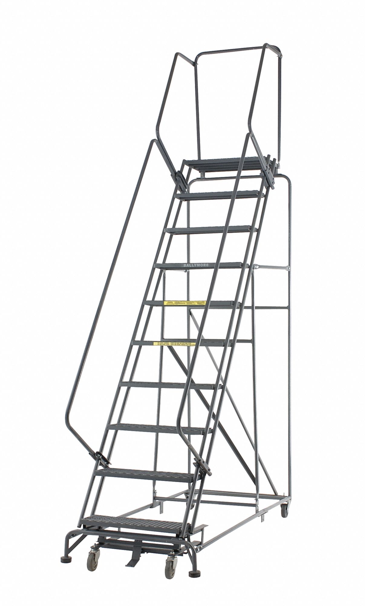 BALLYMORE, 6.7 ft Platform Ht, Unassembled, Rolling Ladder - 8UNV1 ...