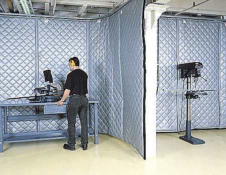 Acoustic Partition: 0.65 NRC, 4 ft Overall Wd, 25 ft Overall Lg, 2 in Thick, 22125410